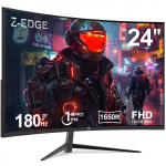 Z-EDGE UG24 kumer m&auml;ngumonitor - FHD 1920x1080 - 24 tolli - 180Hz - MPRT 1ms - 300cd/m&sup2; - HDMI 2.1 ja DisplayPort 1.4 - Must must