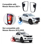 Matt Must 2 tk Tagatulede Katte Liist Nissan Navara NP300 D23 Frontier 2025 2025 2025 2025 2025 V&auml;lisosa Tagatulede Kapotid
