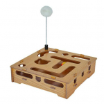 Kassi Kratsimis Labyrint Karp Kasside K&uuml;&uuml;neviil 3 &uuml;hes Rikkustuskarp Interaktiivne Isem&auml;ngiv Kasside Pusle M&auml;nguasi Siseruumides Elavatele Kassidele Meelelahutuseks Ja Vaimseks Stimuleerimiseks Sets