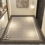 Sissek&auml;igumatt Esik Mustust H&uuml;lgav Kulumiskindel Libisemisvastane Jalamatt 80 * 120cm