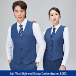 BYD Dynasty Series Unisex Sapphire Blue Suit Vest M (160/86)
