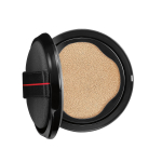 SHISEIDO Meik Synchro Skin Cushion Compact 220 Linen 13g SPF35 Jumestusvedelik Katab Eba&uuml;htlused Annab L&auml;bipaistva ja P&uuml;sib Kaua Shiseido