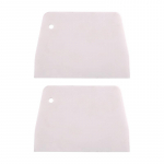 2 tk k&uuml;psetust&ouml;&ouml;riist plastist kaabits DIY kondiitritoodete kreem Spaatli trapetsikujuline taigna l&otilde;ikamine nuga koogi jagaja k&ouml;&ouml;gitarvikud