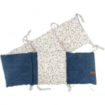 Tour de lit - DOMIVA - AU FIL DE L'EAU - Adaptable - 30x180 cm valge