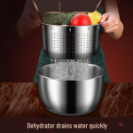 Roostevabast terasest k&auml;sitsi salati- ja k&ouml;&ouml;giviljapesur/kuivatusmasin Electric Dehydrator