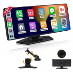 4K kahekordse salvestusega k&otilde;rglahutusega pardakaamera, 10,26-tollise puuteekraaniga juhtmevaba CarPlay, mitmeotstarbeline auto navigatsioon Single Lens