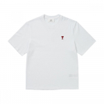 Ami Bfuts005 726 100 Ami De Coeur V&auml;ike S&uuml;damekujuline Logo Avalik L&uuml;hikeste Varrukatega T-s&auml;rk BFUTS005 726 100 (XXL)