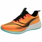 Meeste vabaajaspordijalatsid hingavad kerged tossud &otilde;ues v&otilde;rgust mustad jooksujalatsid Sportlikud s&ouml;rkimise tennised k&auml;imisjalatsid 37 oranž