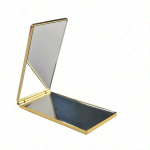 YSL metallist reljeefne kokkupandav kaasaskantav meigipeegel on mugav reisimiseks ja mobiilseks kasutamiseks. punane