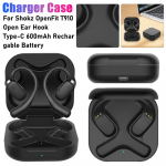 Laadimiskarp 600mAh Type-C Laetav Aku Laadija Kate Kasti Asendus Shokz OpenFit T910 Open Ear Hook jaoks China Mainland