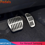 Autopedaalid Renault Captur Koleos Kadjar Duster Scenic Espace jaoks Samung QM6 2016- jaoks Gaasi-, piduri- ja puhkepedali kate AT