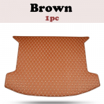 Car trunk mat for Cadillac CTS Coupe Two doors 2011 2012 Cargo Liner Carpet Interior Parts Accessories pruun