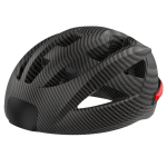 Nutikas mootorratta kiiver Bluetooth-heliga, reguleeritava sobivuse ja tagumiste LED-suunatuledega Carbon fiber black