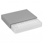 Digitaalne kohvikaal 0,1 g &uuml;lit&auml;pne nutikas elektrooniline kaal USB laadimise puuteandur Kodune Barista tarvikud valge