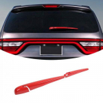 Red Rear Window Wiper Arm Bezel Cover Trim For 2011+Dodge Durango Grand cherokee