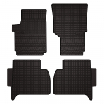 Dywaniki samochodowe gumowe do: Volkswagen Amarok pickup (2010-2021) - czarne, dopasowane