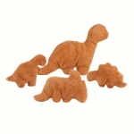 4 tk suur dinonuggeti padjakomplekt, pl&uuml;&uuml;s t&auml;idisloomadega, loominguline dinosauruste teemaline peodekoratsioon, t&auml;iuslik j&otilde;ulukingitus