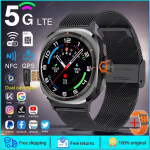 U8 Ultra IOS Android 9.0 Nutikell Meestele 4G 5G SIM-kaart WiFi NFC GPS Kompass 32GB Nutikell P&ouml;&ouml;rleva kaameraga Spordikell 7 Ultra black