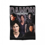 Damon Salvatore Vampire Diaries Tekid Flanell Tekstiil Kaunistus Multifunktsionaalne Soe Visketekk Voodi Reisimine Pl&uuml;&uuml;s &Otilde;huke Tekk 30x40in