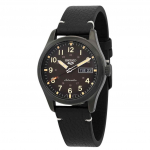 Renoveeritud Seiko 5 Sports Field Collection Pruuni sihverplaadi ja nahkrihmaga Automaatne Meeste k&auml;ekell SRPG41 SRPG41K1 SRPG41K 100M pruun