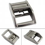 6pcs/lot stainless steel 316 Cam Buckle Ratchet Buckle for 1'' nylon webbing Tie Down Strap Fitness Straps Accessories Silver 6pcs a lot