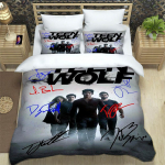 Moodne TV-sarja Teen Wolf Voodipesu Kollektsioon &Uuml;he-, Twin-, Full-, Queen-, King-suuruses Voodi Kollektsioon T&auml;iskasvanu Laste Magamistoa Tekikott Kollektsioon Kodu Tekstiil EU Twin 135x200cm