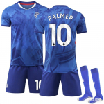 Teismelised Lapsed T&auml;iskasvanud Jalgpalli Komplektid Sporditreeningu S&auml;rgi Komplekt Sokkidega 25/26 Chelsea Kodune #10 Palmer 16 sinine