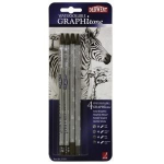 Crayons mine de plomb - DERWENT - Watersoluble - 4 niveaux de lavis - 100% recyclable - Mixte
