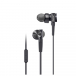 Sony B K&otilde;rvaklapid S&uuml;gava Kaugjuhtimispuldiga ja Mustad MDR-XB75AP In-Ear Bassi, Mikrofoniga,