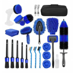 Kvaliteetne Professionaalne Autopesu Detailimiskomplekt, Autopesu Detailimispintslite Komplekt, Autopesu Detailimispuuripintslite Komplekt, 1 tk Detailipintsel, Autopesukomplekt 1pc