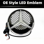 Auto iluv&otilde;re embleem T&auml;he m&auml;rk, Esiv&otilde;re logo Mercedes Benz W204 W205 X253 X156 W176 W177 W167 W246 W117 X167 jaoks, Tarvikud GLE-292 166 15-19