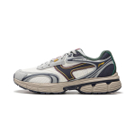 Li Ning Pentium P1000 Cushioning Slip Resistant Abrasion Resistant Rebound Low top Running Shoes Men's White Gray Blue AGCU411-3 39.5