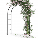 Metallist aia pergola kaar rooside, lillede, luuderohu, ronitaimede, taimede jaoks