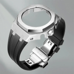 Modifikatsioonikomplekt GEN5 GA2100 Metallraam G shock Casioakile Muutmiseks 4. p&otilde;lvkonna Kummist ja Terasest Kella&uuml;mbris Rihm GA-B2100 2110 For GA2100 2110