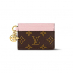 LOUIS VUITTON CHARMS metallripats kaetud l&otilde;uend ja nahast plaaster kaardihoidja naiselik stiil pruun One Size-Box(Basic Set+Box) pruun
