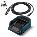 Kalastusritva adapter Makita 18V ja Shimano elektrilisele kalastusritvale Tanacom ja Shimano Beastmaster soolase ja magevee kalastamiseks T&ouml;&ouml;laud, sinine