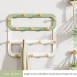 Riiul riiete jaoks ukse taha, paigaldus ilma puurimiseta, mitme rea riidepuud, seinakinnitus, magamistoa riidepuu