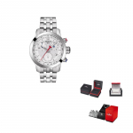 TISSOT 200 Kvartsliikumisega Naiste K&auml;ekell 34mm H&otilde;bedane sihver Roostevabast terasest korpus Roostevabast terasest k&auml;epael T055.217.11.017.00 Regular Watch Box