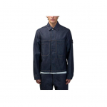 Stone Island sirge l&otilde;ikega taskutega &uuml;hev&auml;rviline lai pikkade varrukatega teksajakk Meeste jakid K2S15Q100027S00J8VJ200 L
