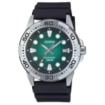 CASIO G SHOCK 100m Veekindel Kvartsliikumine Vaikne Rihmaga K&auml;ekell Meeste Kellad Roheline T&auml;hik MTD-140-3AV Green Dial