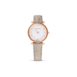 Swarovski Crystalline Wonder Series Kell Kvartsmehhanism Nahkrihm 35Mm Valge sihverplaat Naiste kellad 5656899 White Dial