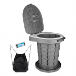 Sisset&otilde;mmatav Kaasaskantav Tualett Tugev Kandev&otilde;ime Reguleeritav K&otilde;rgus Telkimistualett Kaasaskantav Poti Erakorraliseks Kasutamiseks