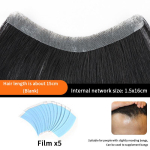 Meeste Frontaalne Toupee V-silmus 100% Inimesejuuksed Otsaesise Juuksepiiriplastik &Otilde;huke Nahk PU Juuksepiir Meeste Juuste Protees Toupee 15mm gray