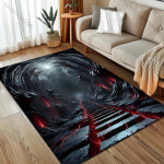 Dark Road To Hell Prindiga Vaip Suur Suurus Kaasaegne Kodu Dekoor Ala Vaip Magamistuppa Elutuppa Diivani P&otilde;randamatt 100x150cm