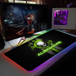 Alienware hiirematt RGB taustvalgustusega hiirematt S&uuml;learvuti hiirematt S&uuml;learvuti m&auml;nguri arvutilaud M&auml;ngutarvikud RGB700x300x3mm