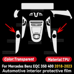 Mercedes Benz EQC 350 400 2018- K&auml;igukasti paneeli armatuurlaua navigatsiooni autode siseosa kaitsekile kriimustusvastane LHD