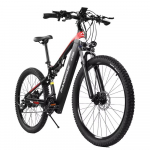 2026 uus RANDRIDE YG90B E-jalgratas, 1000W suure v&otilde;imsusega mootor 48V17AH aku h&uuml;drauliline pidur t&auml;iskasvanute elektriline jalgratas 27,5-tollised rehvid 1000W 48V 17AH must