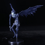 24CM Anime Kuju DEATH NOTE Ryuk Yagami Light MisaMisa PVC Seisev Mudel Asend Laste Kogumik Kingitus Kaunistused Skulptuur No box blue