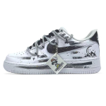 Nike Air Force 1 Mountain Moon Harjatud Nahk Kulumiskindel Kulumiskindel Madal Ketsid Rula Kingad Meeste CW2288-111(Team371-) 42 gray
