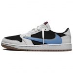 Travis Scott x Jordan Air Jordan 1 Mitmek&uuml;lgsed madalad Vintage Korvpallijalatsid Unisex Must Sinine DZ4137-700(Team658-) 35.5